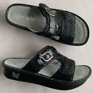 Alegria Peg 530 Buckle Slide T Strap Sandal Size 39